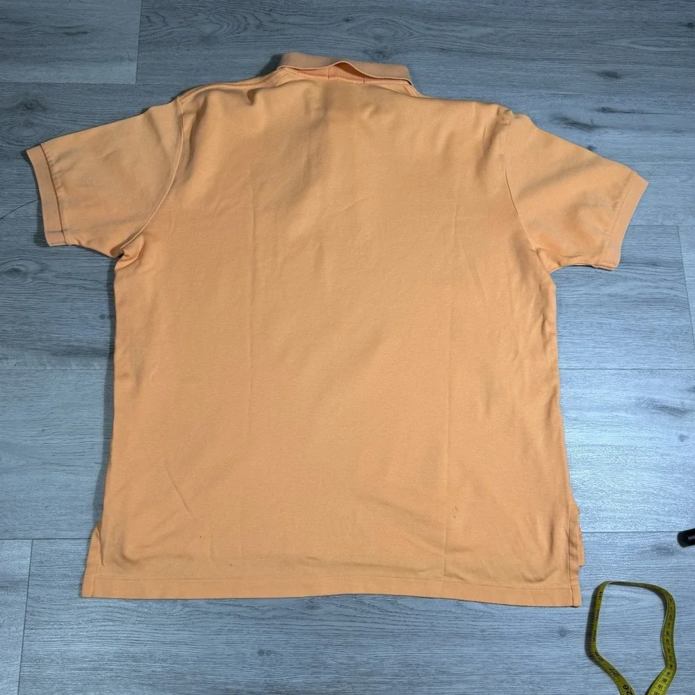Polo Ralph Lauren Polo Shirt Mens XL Orange‎ Short Sleeve Classic Pony Logo